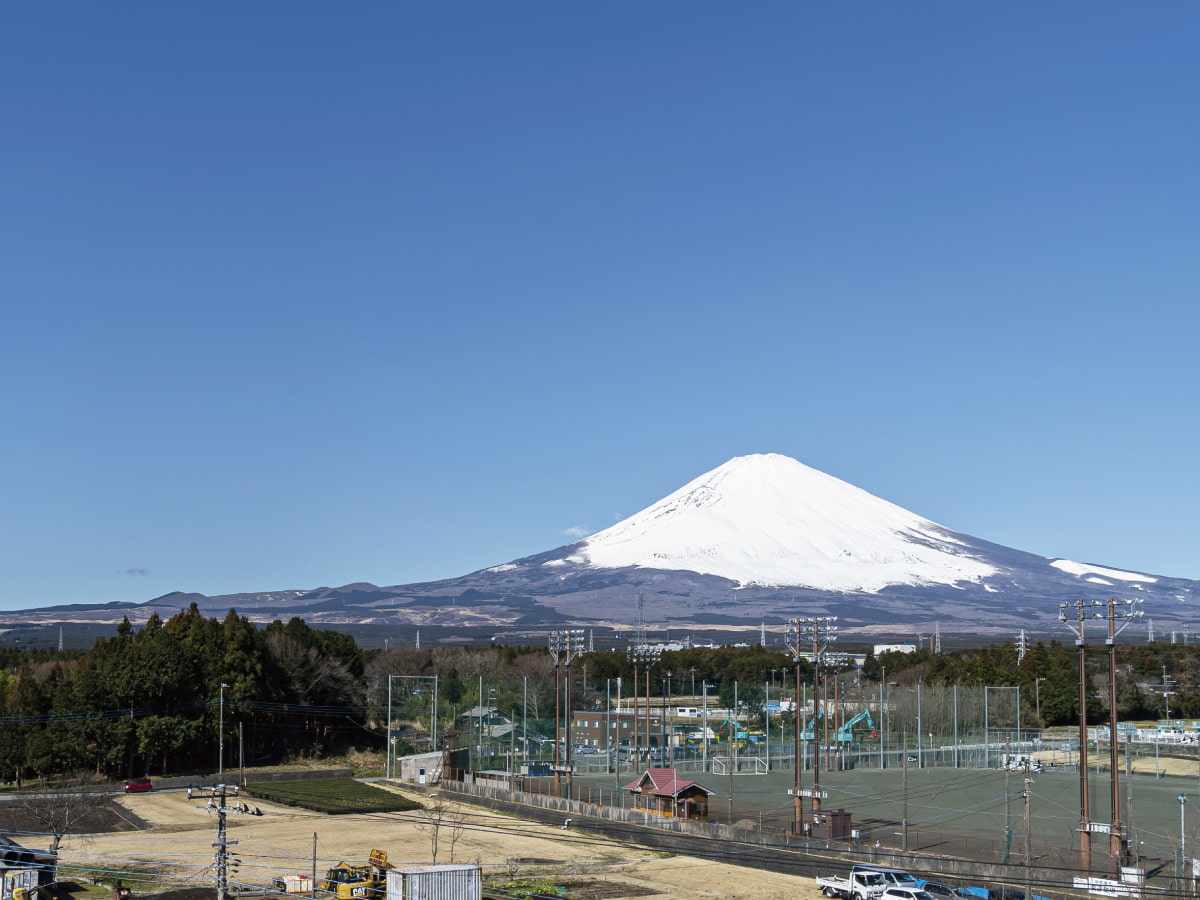 御殿場から望む富士山